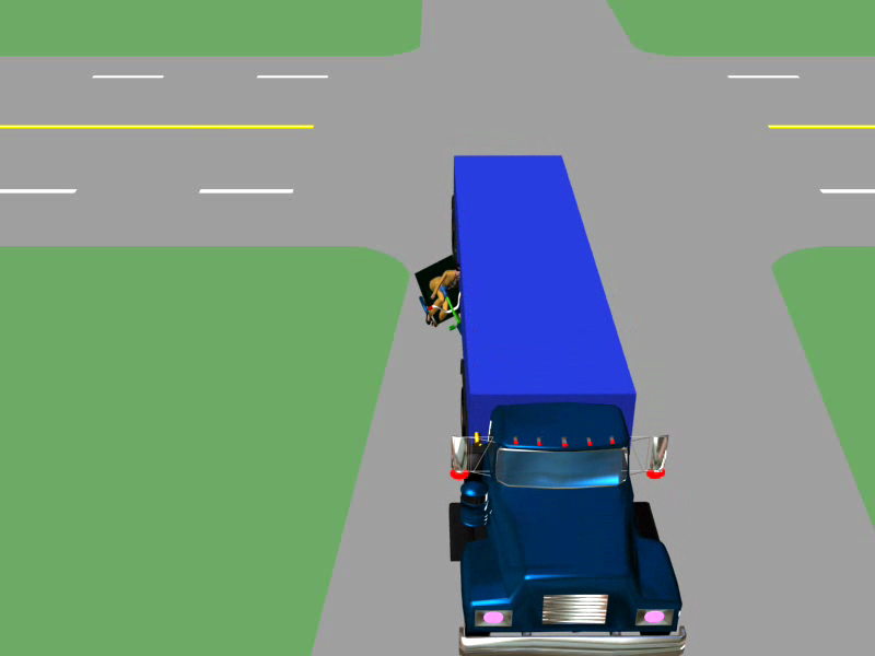 交通事故-安全演示动画