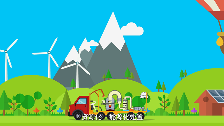 环保公益-现代工业科技动画